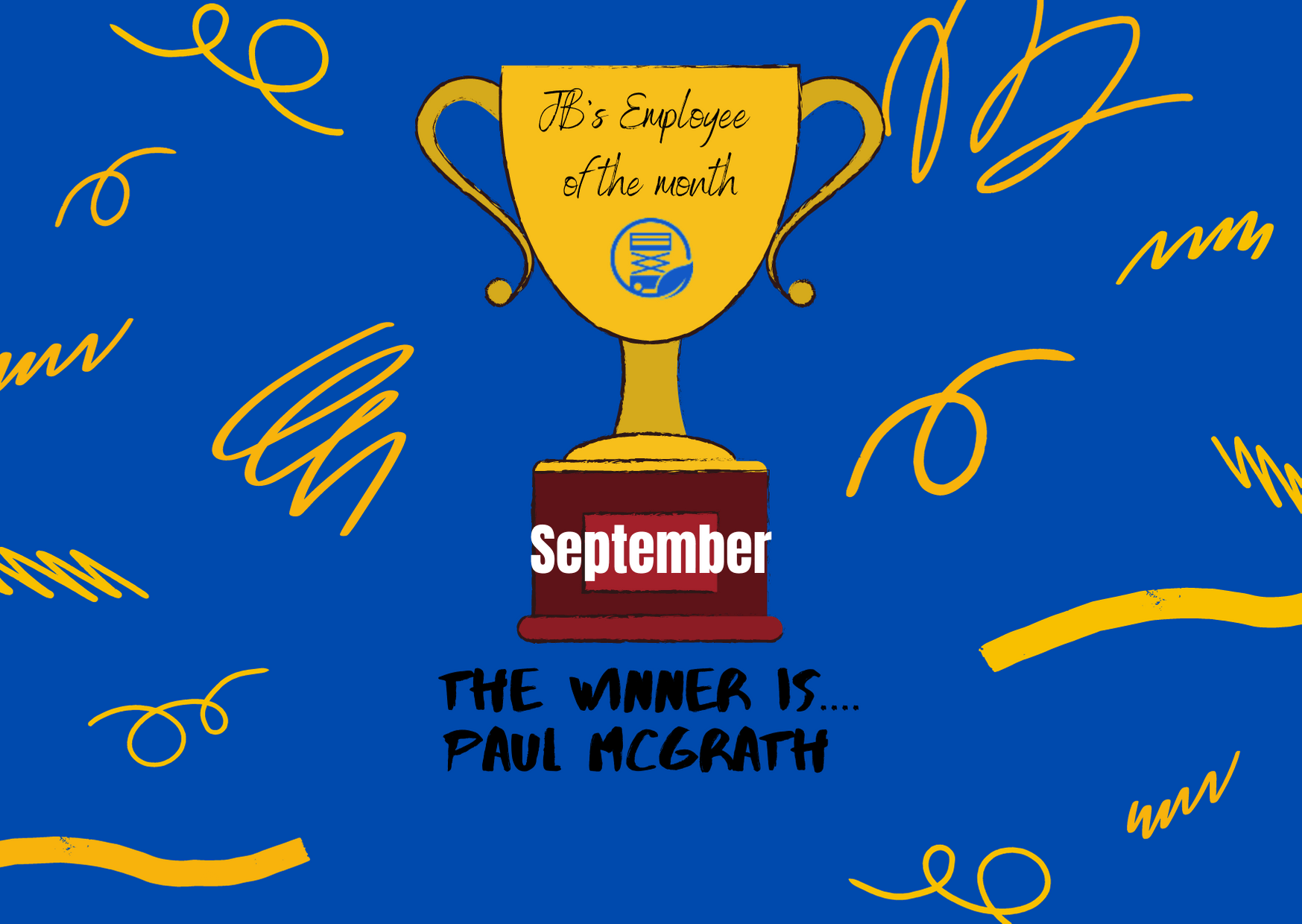 John Barton Employee of the Month – September