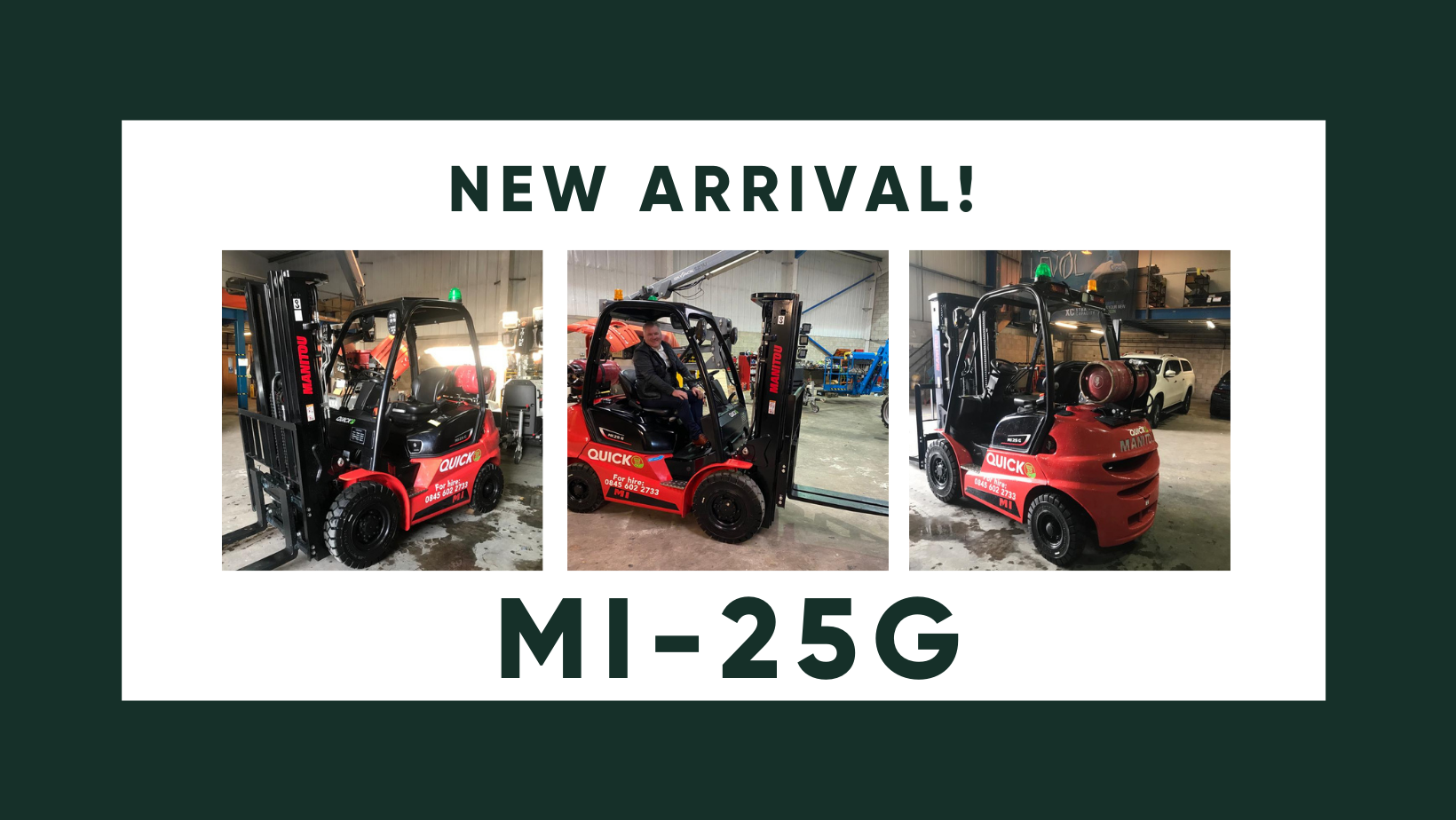 New Arrivals –  Manitou MI-25G
