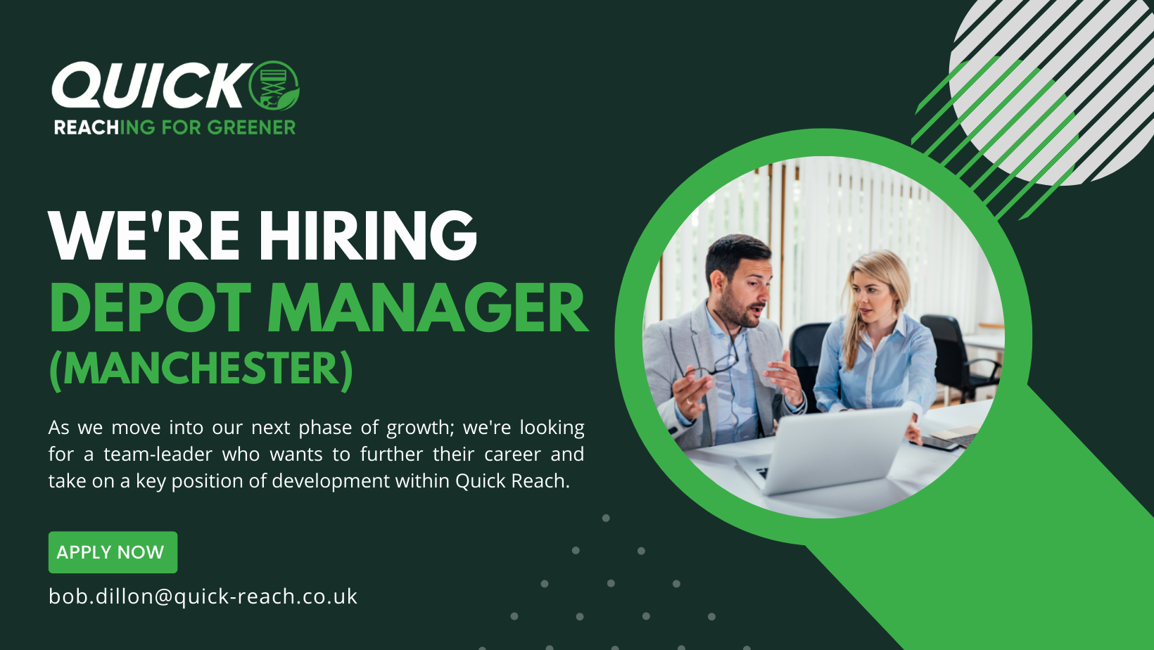 Depot/Area Manager – Manchester