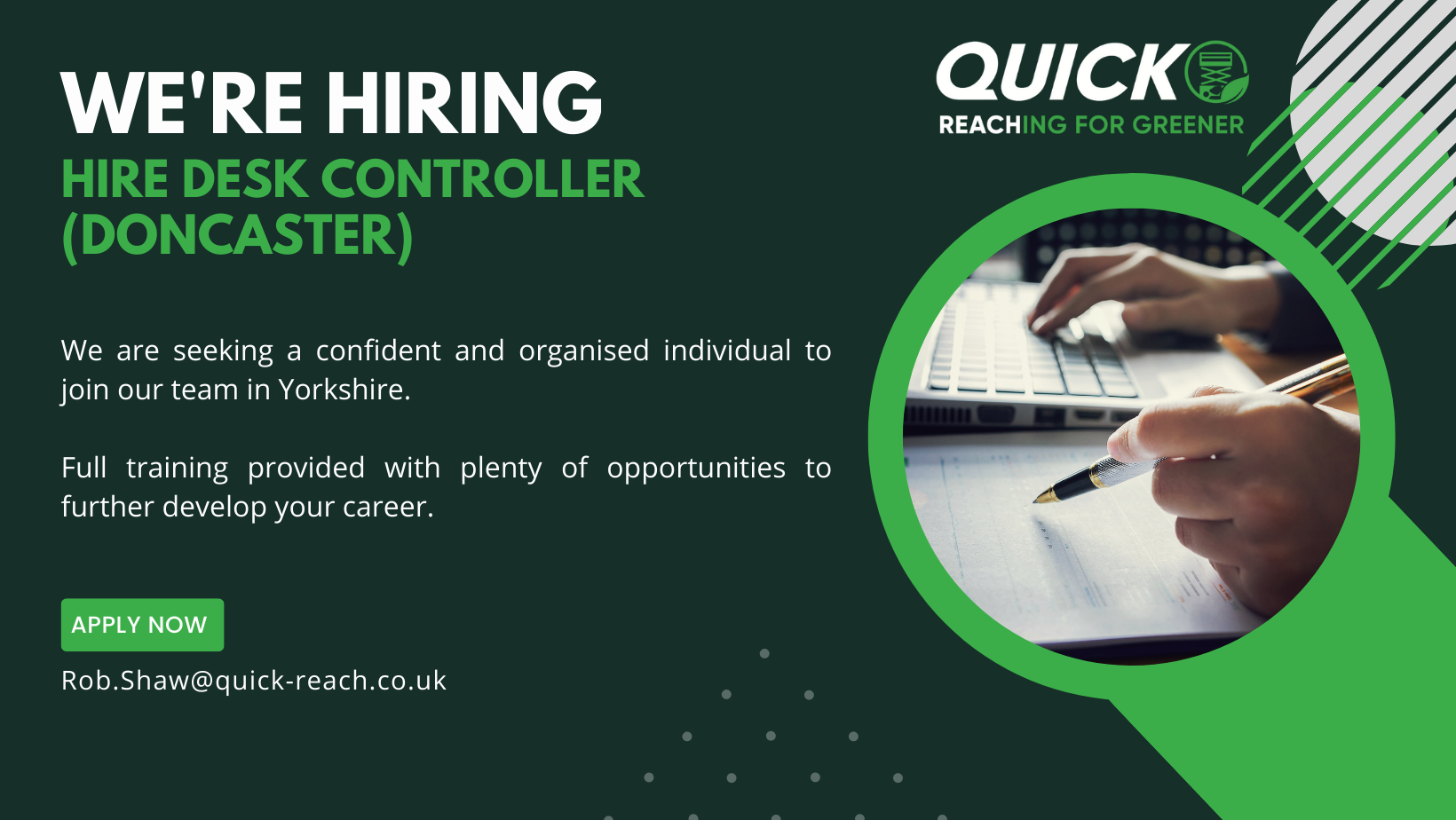 Hire Desk Controller – Doncaster