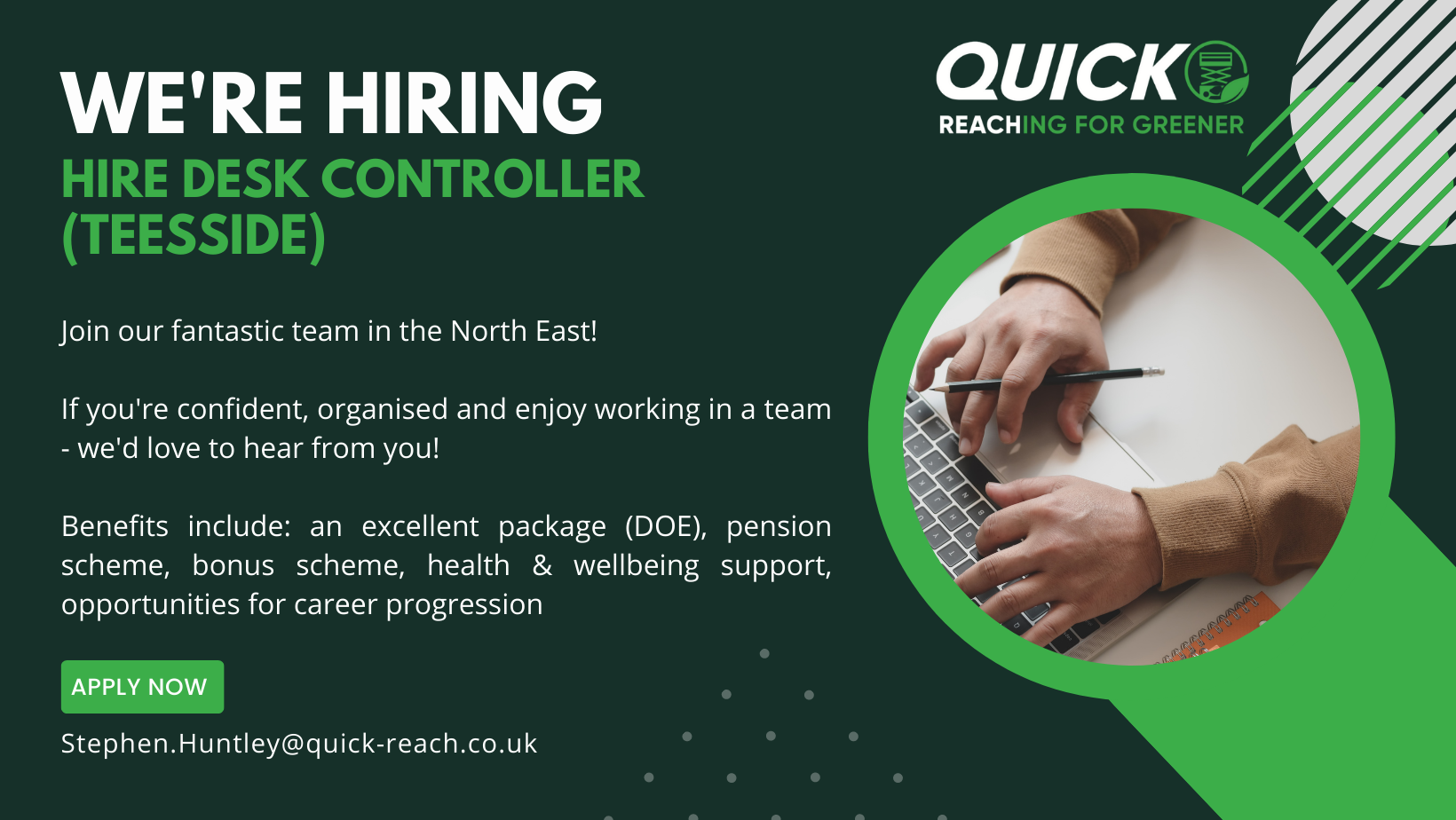 Hire Desk Controller – Teesside