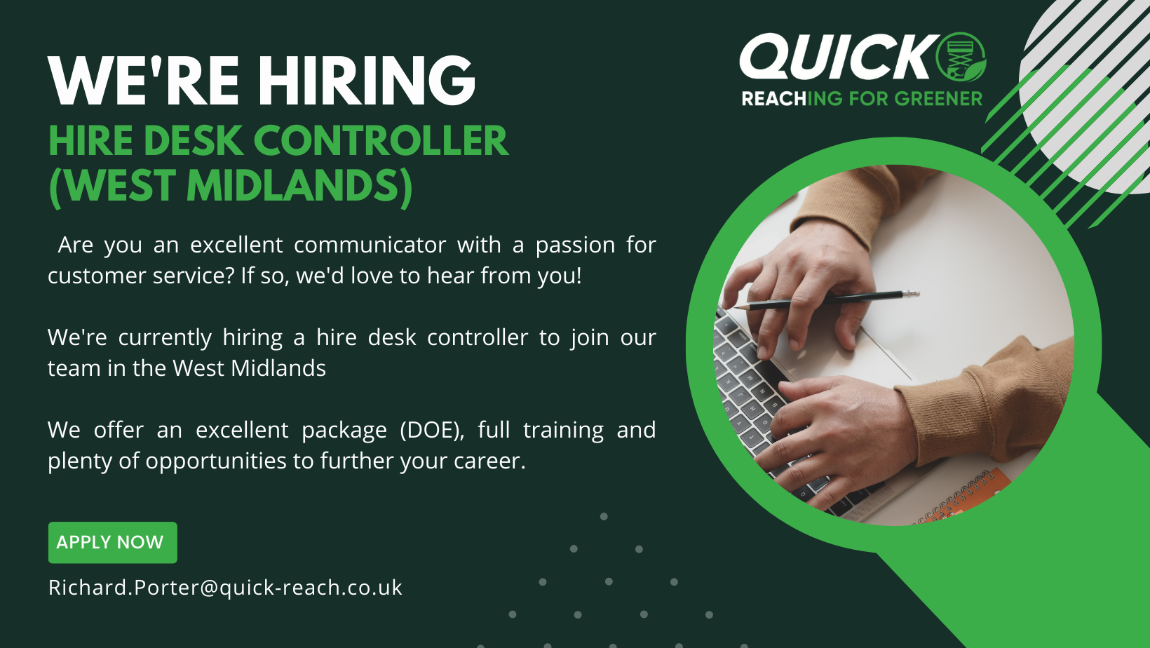 Hire Desk Controller – West Bromwich